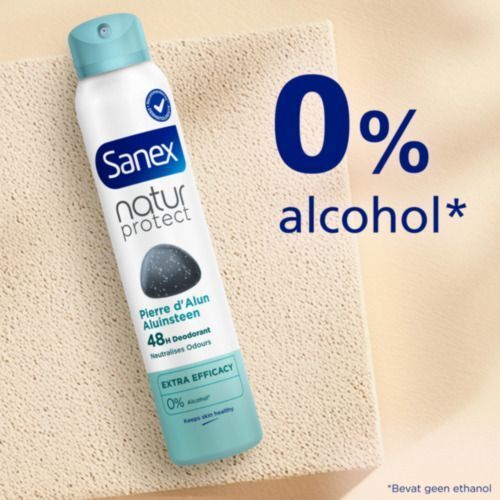 Sanex Natur Protect | Deodorant met Aluinsteen | Extra Efficacy 48H
