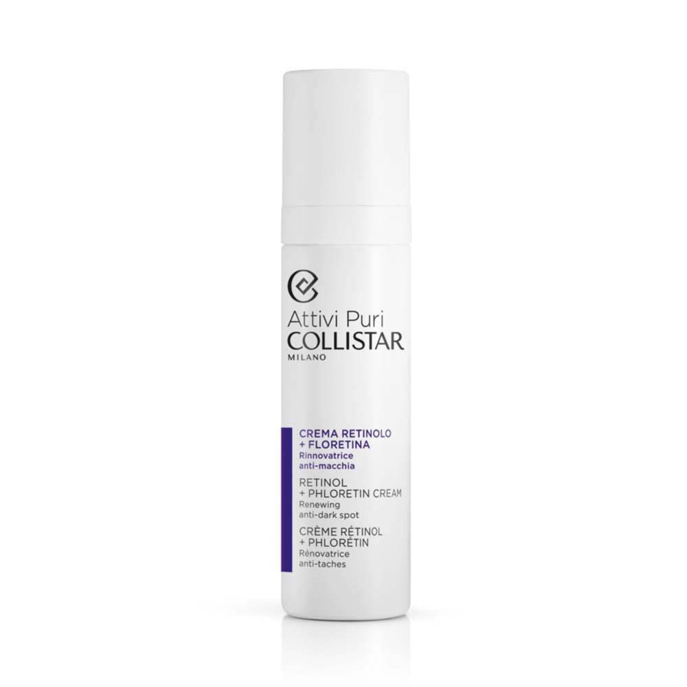 Witte Collistar Retinol + Phloretin crème dispenser, pomp aan de bovenkant.