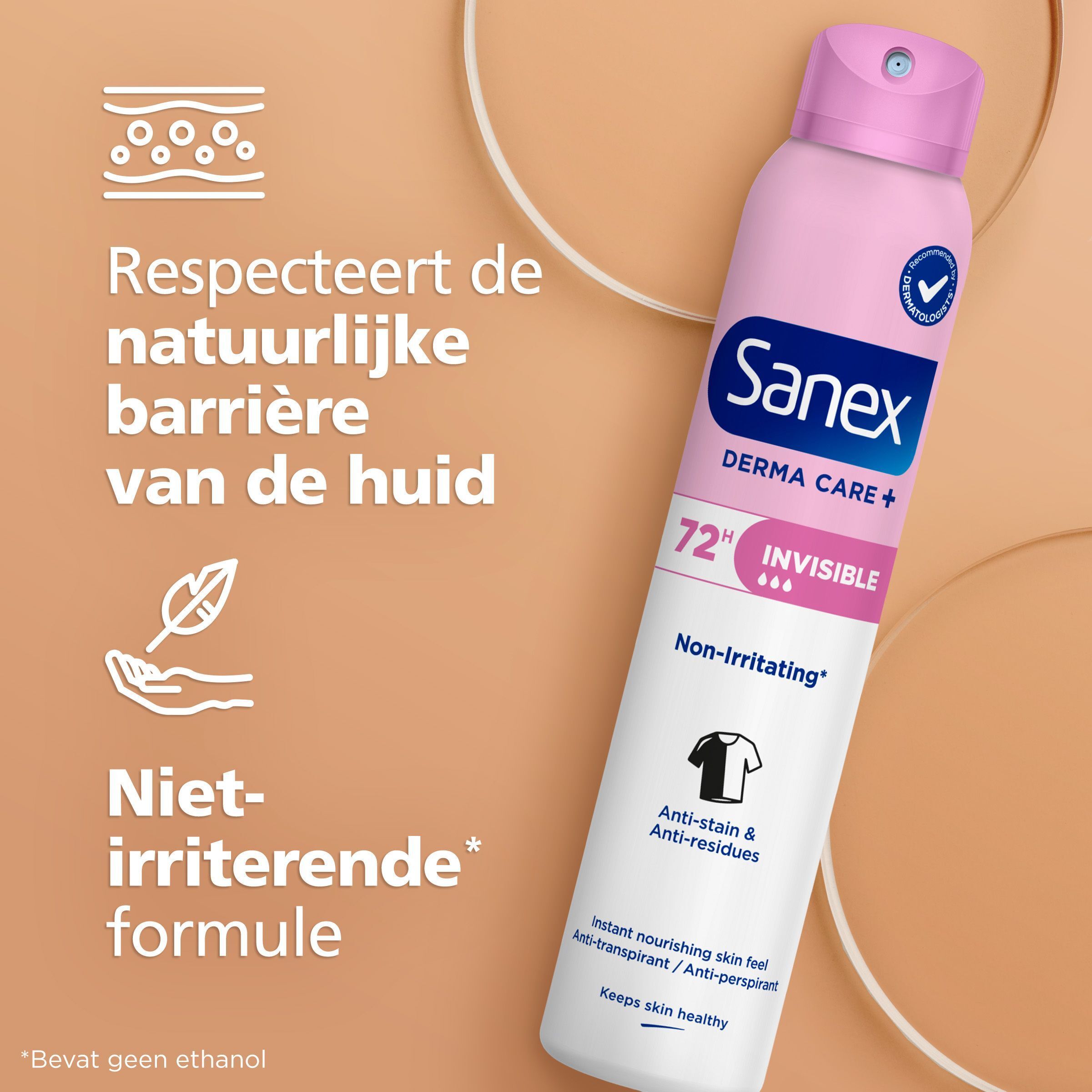 Sanex Dermo Invisible Spray Antitranspirant 24u