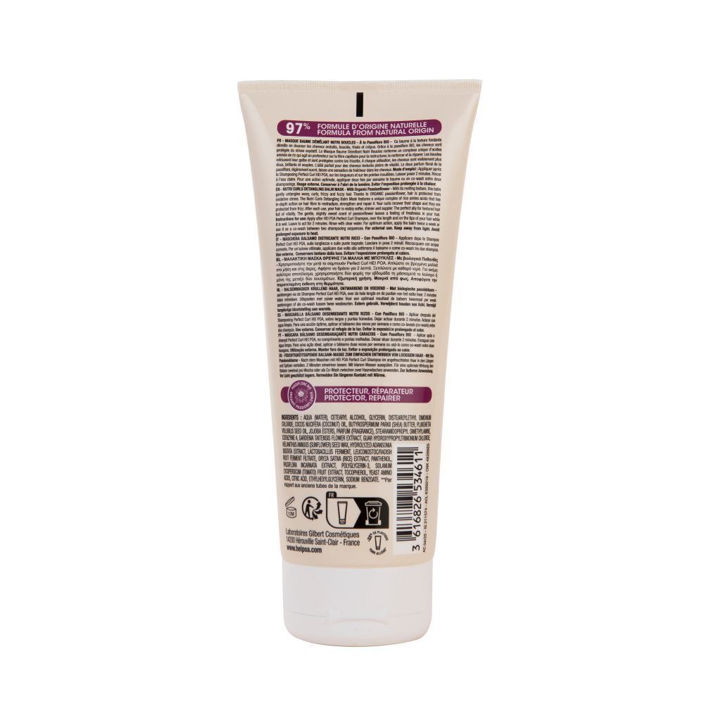 Hei Poa Perfect Curl Ontwarrend Balsem Masker Nutri Krullen