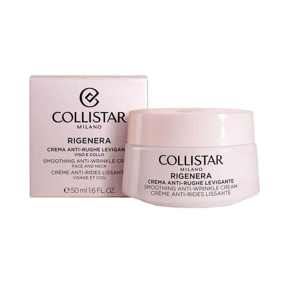 Potje en doosje Collistar Rigenera Smoothing Anti-Wrinkle Cream.
