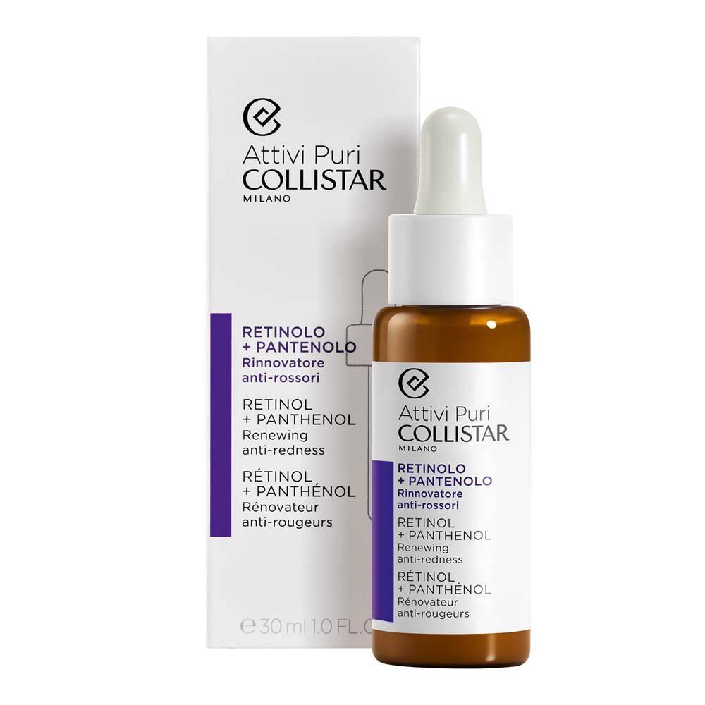 Flesje Collistar Retinol + Panthenol serum en de verpakking.