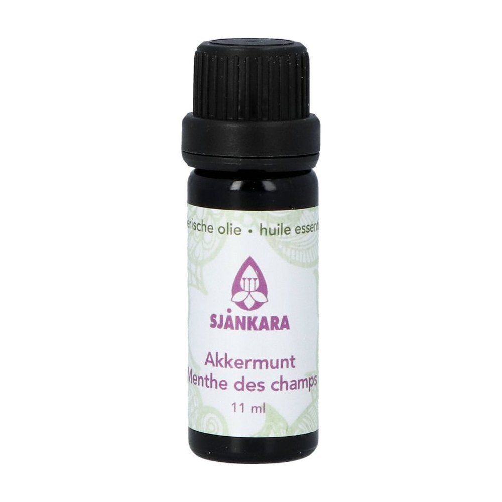 Een flesje biologische pepermunt etherische olie, 11 ml.