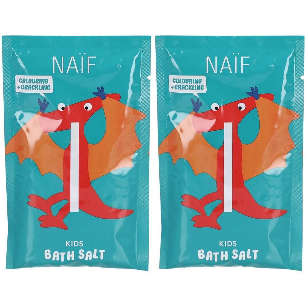 Naif Kids Badzout 40g x2 2x40 g Badesalz