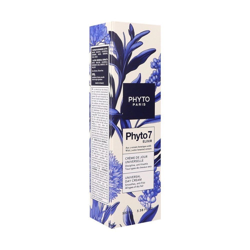 Doosje Phyto 7 Elixir Universele dagcrème, bloemenprint.