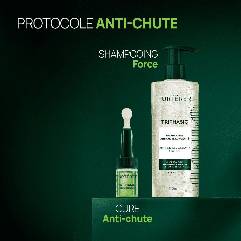 René Furterer Triphasic Shampooing longévité anti-chute hormonale