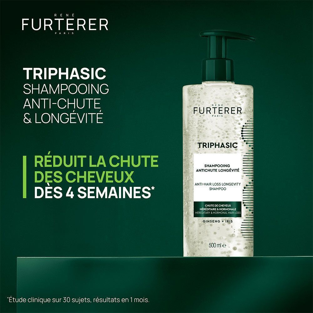 René Furterer Triphasic Shampooing longévité anti-chute hormonale
