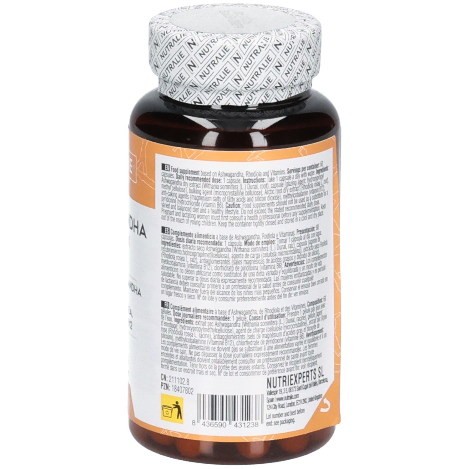 Nutralie Ashwagandha Complex KSM-66: KSM-66 ist ein führender Inhaltsstoff in Forschung und klinischen Studien.