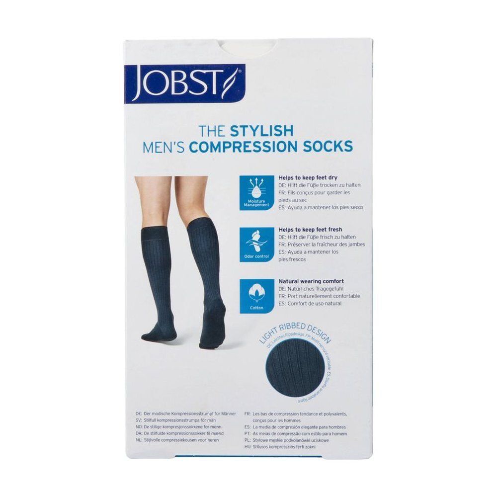 JOBST For Men Ambition Bas Genou Classe 2 AD Navy Extra Small