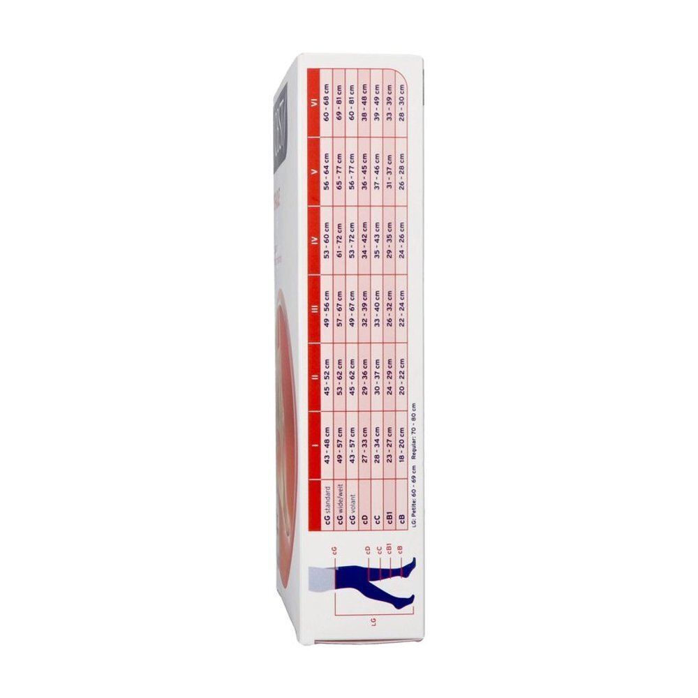 JOBST Opaque Mi-Bas Classe 2 Ad Regular Open Softfit Caramel Medium