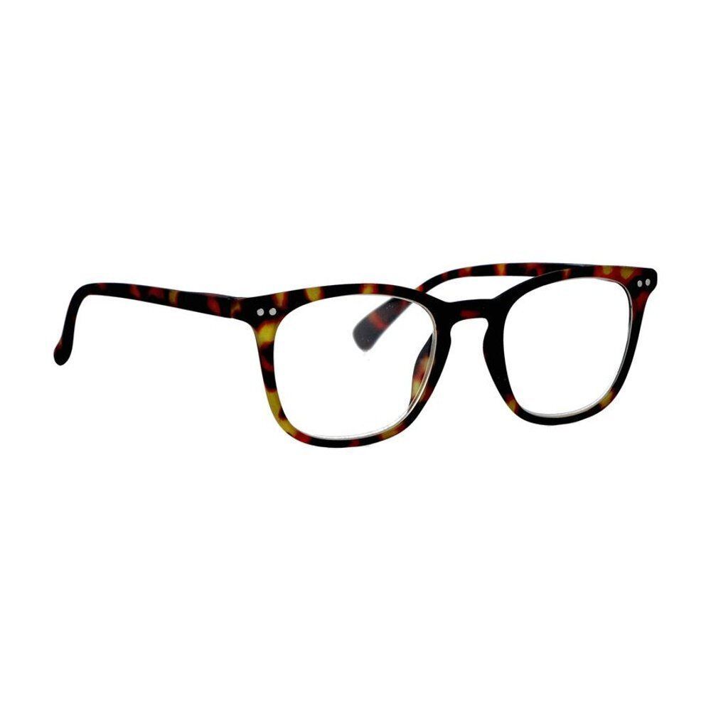 Une paire de lunettes René(e) Lunettes Blue Light RE-Z 02 Espresso Shot Tortoise à monture écaille de tortue.