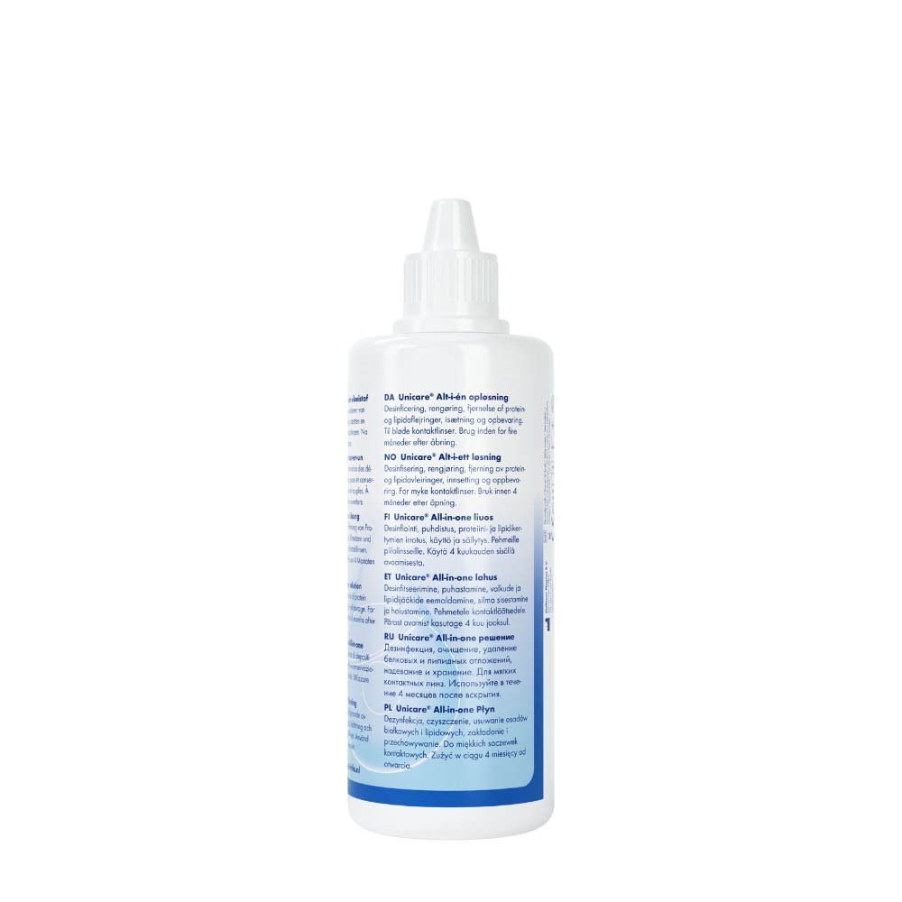 Unicare Solution Tout-en-Un pour Lentilles Souples