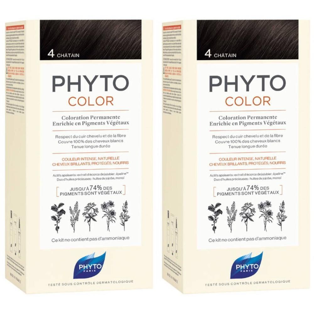 Phyto Color 4 Kastanjebruin x2 2x1 St Creme