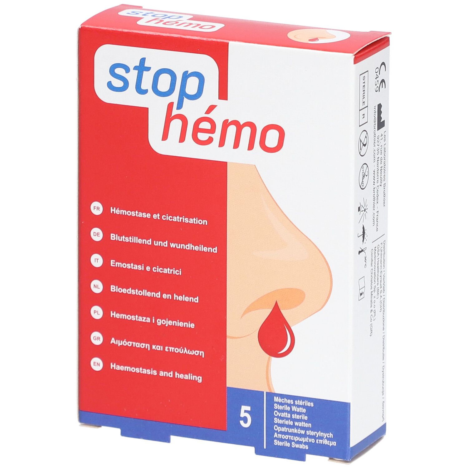 Stop Hemo Mèches Stériles - Hémostase et Cicatrisation