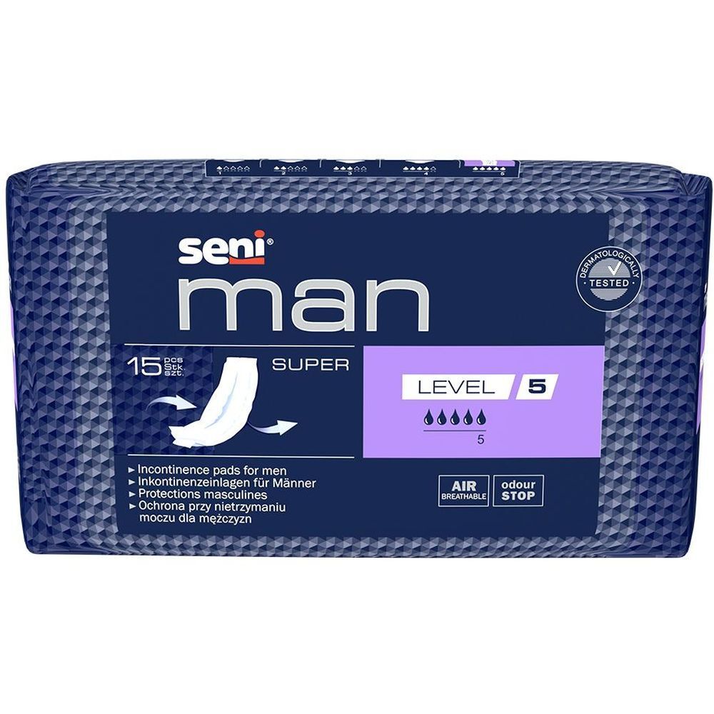 Seni® Man Super Protections masculines absorbance 5