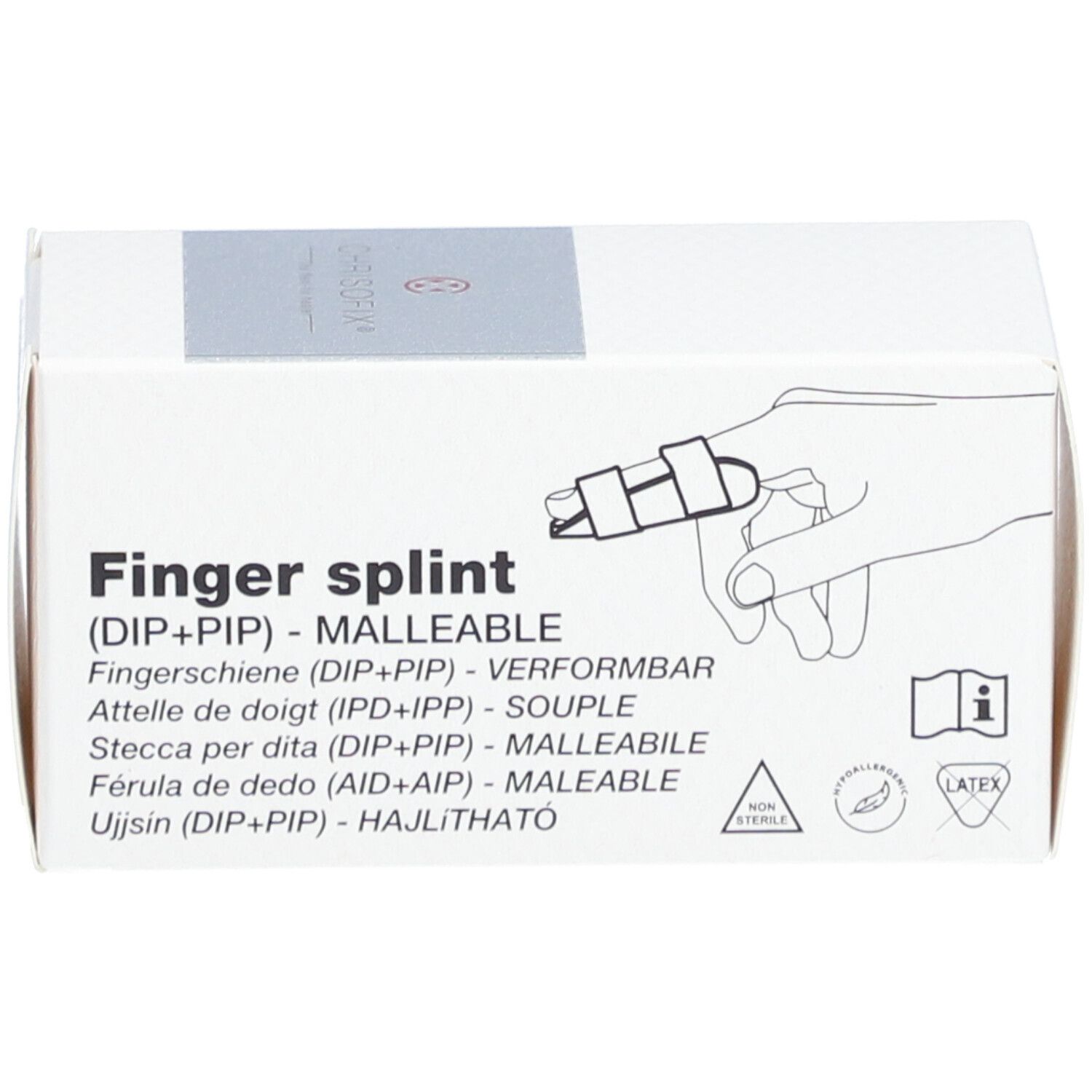 Chrisofix attelle de doigt Ipd+Ipp XXS souple