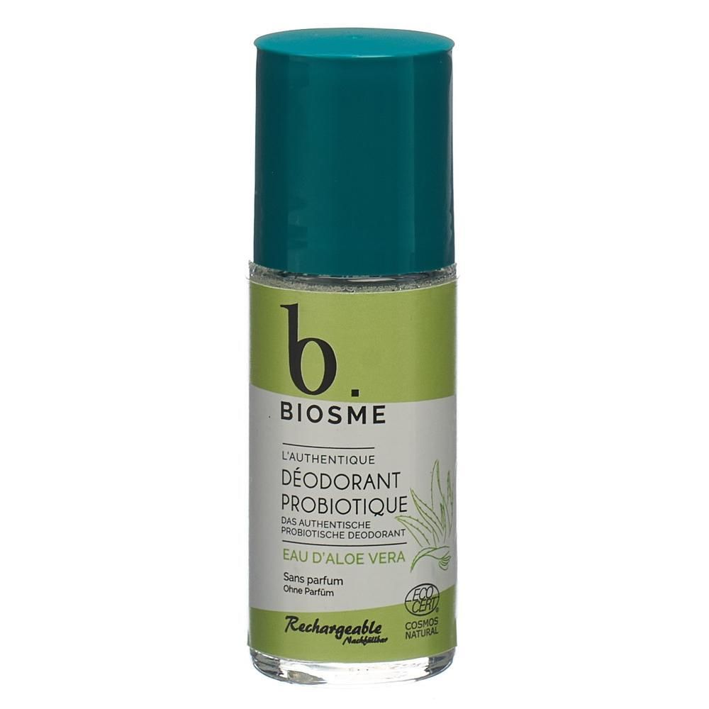 Biosme Deo probiotisch Roll-on Eau aloe vera 50 ml Roller