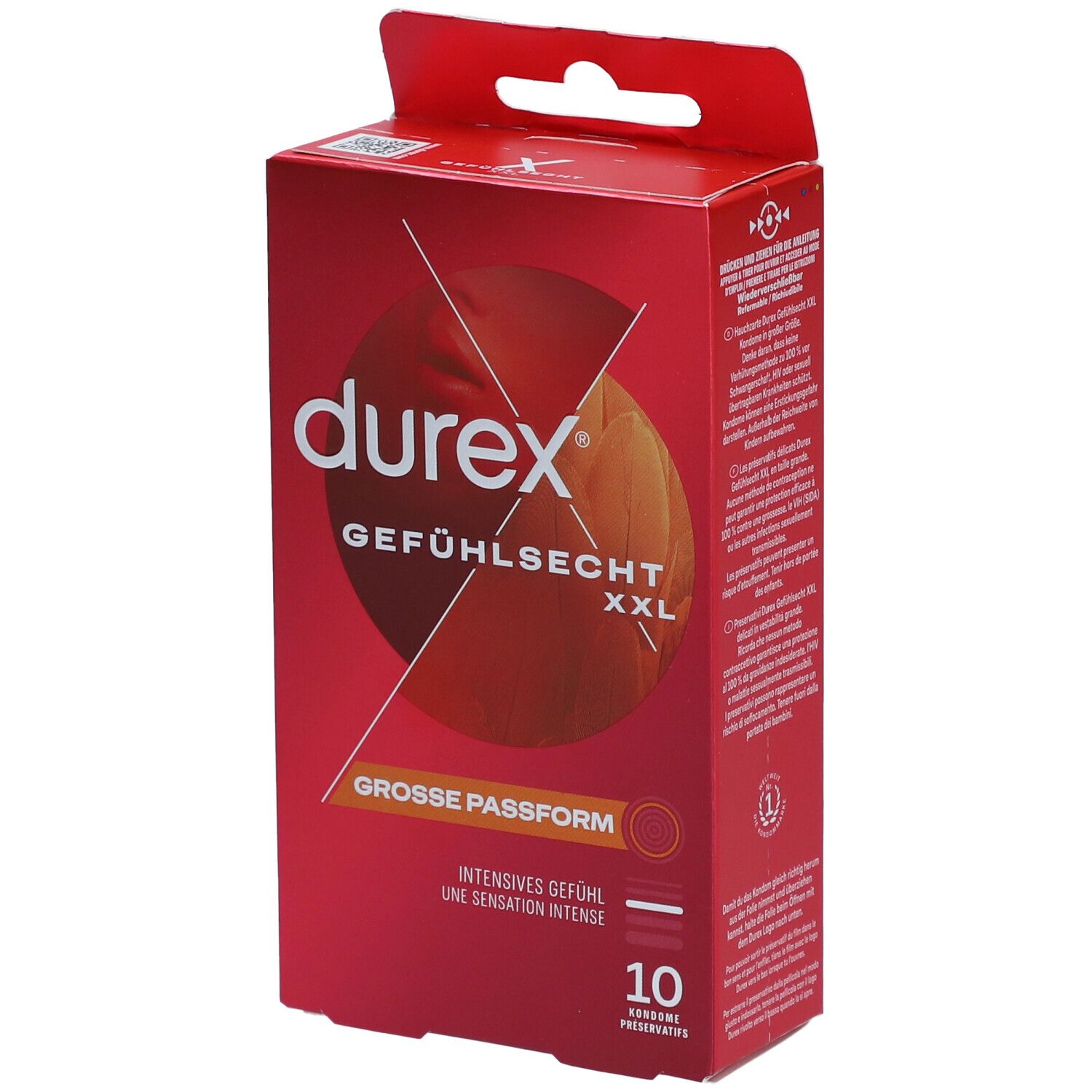 Durex Préservatif Sensation intense XXL