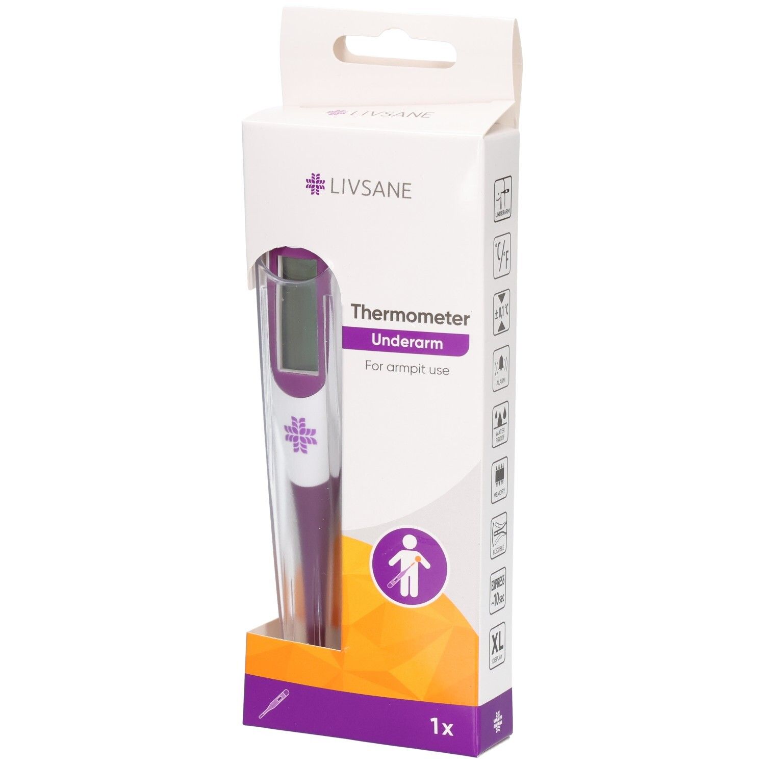 Livsane Achsel-Thermometer 1 St Thermometer 