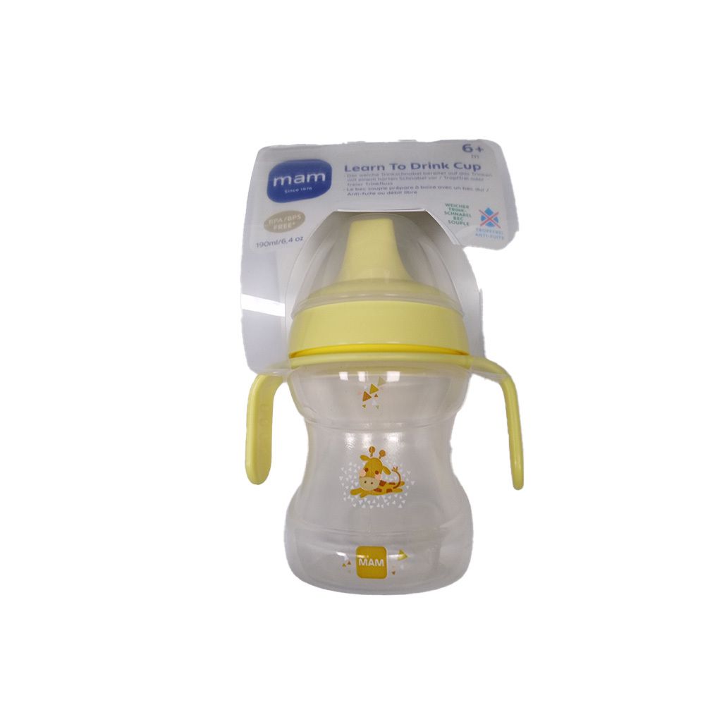 MAM Trink-Lernbecher 6+ Monate Gelb 190 ml