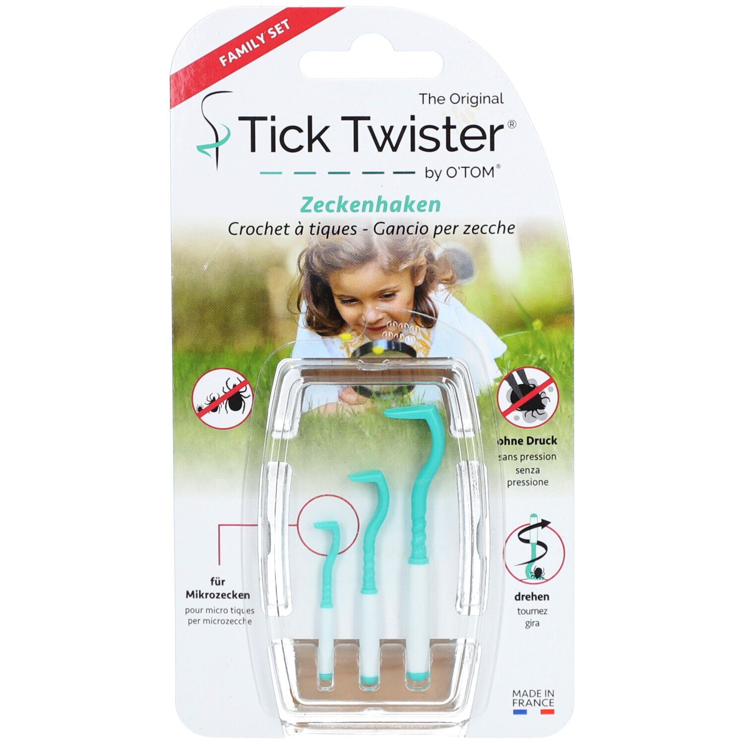 O'tom® Tick Twister® Crochet à tiques