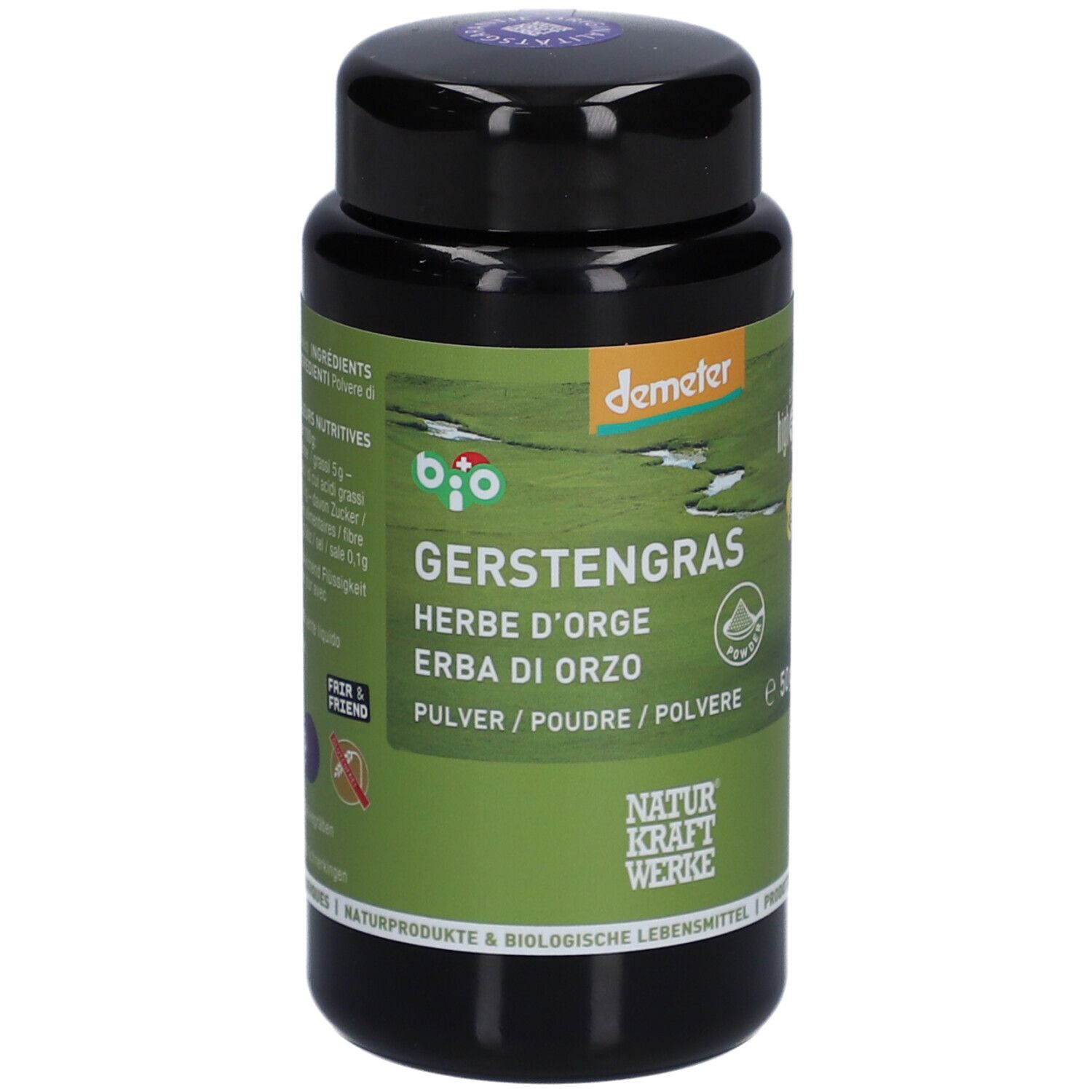 NATURKRAFTWERKE Gerstengraspoeder 50 Poeder