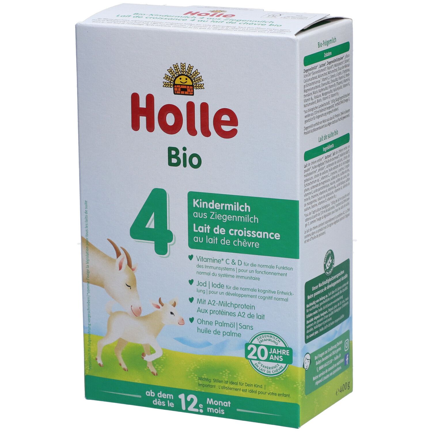 Holle Bio 4 Lait de croissance