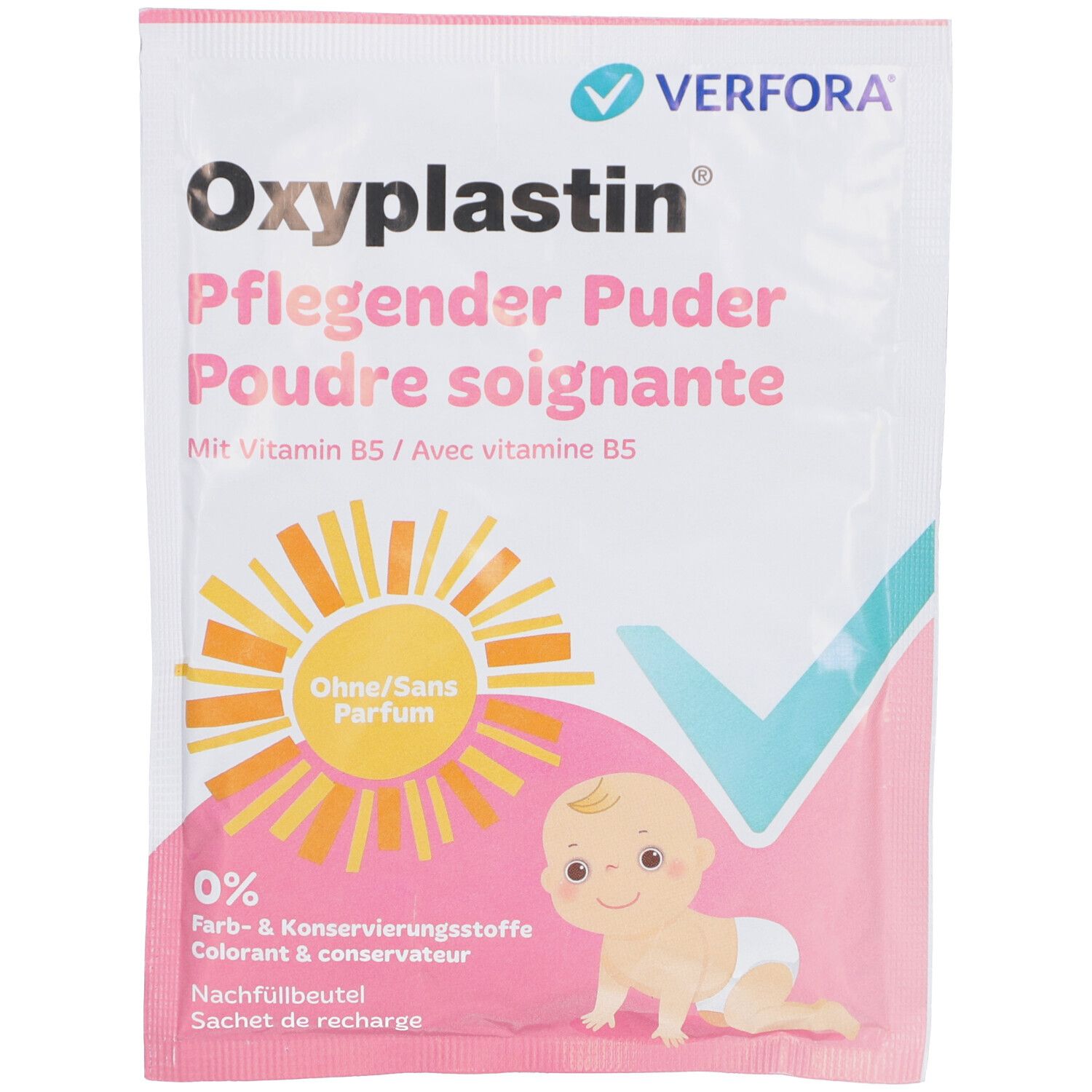 Oxyplastin Pflegender Puder Refill Btl 70 g