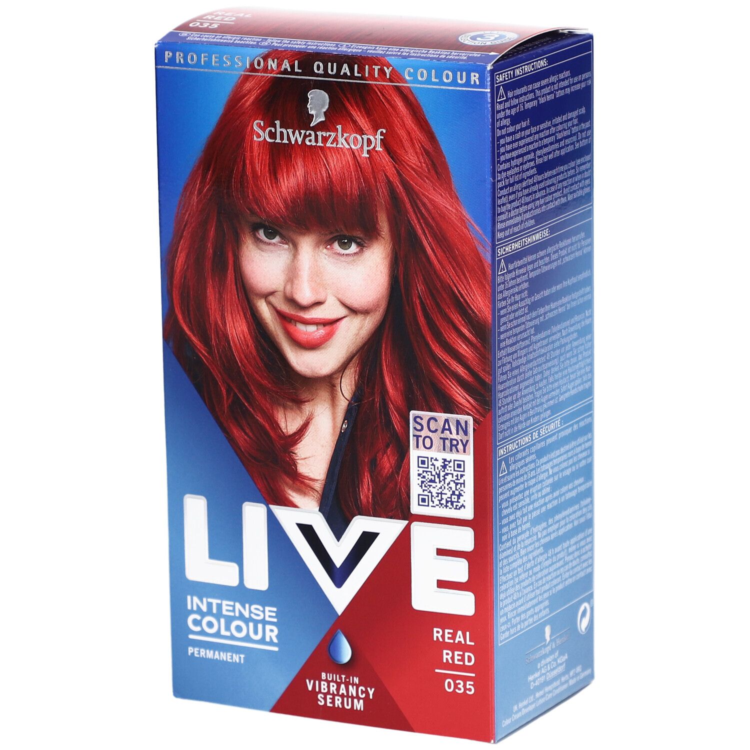 Live Intense Color Gel 035 Real Red
