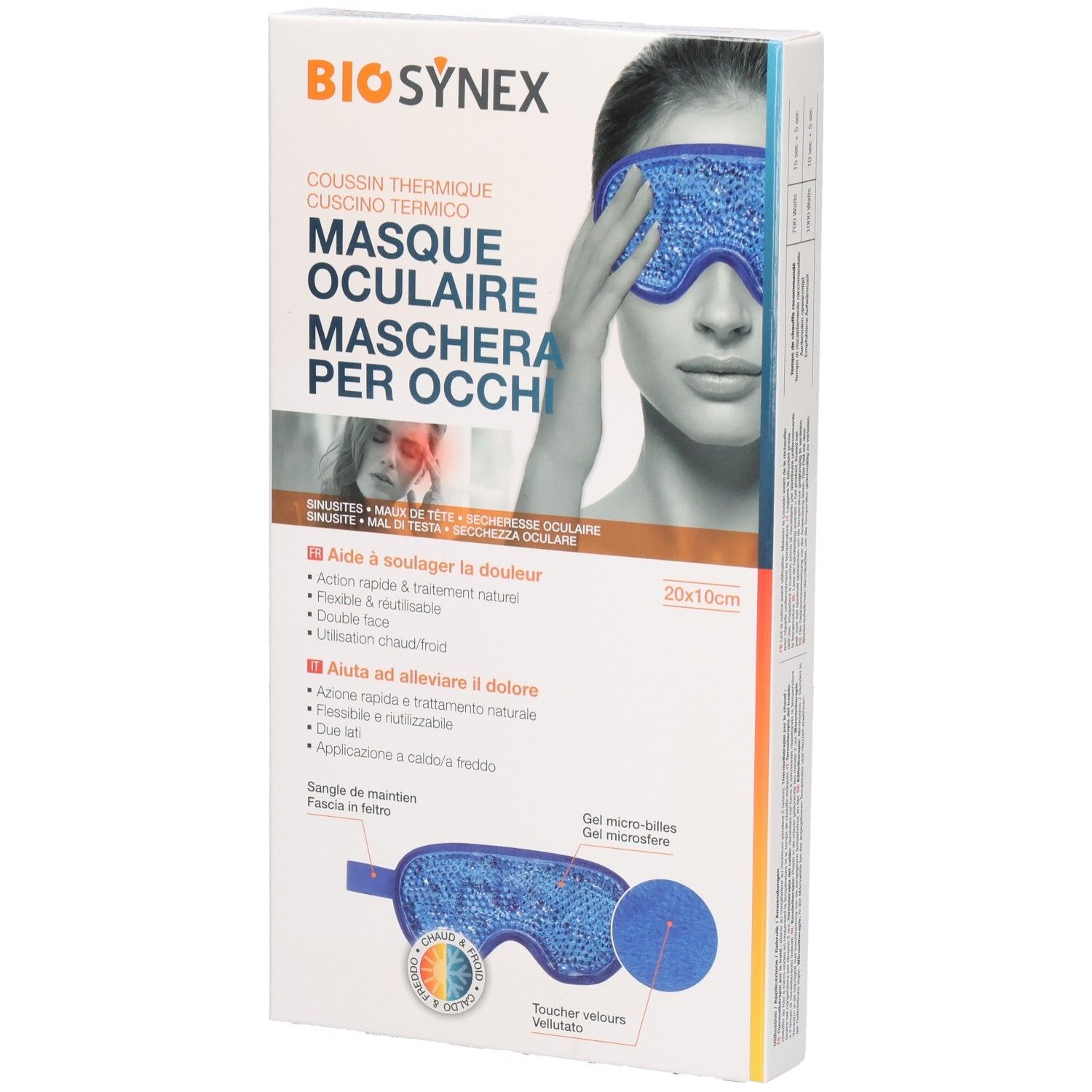 Biosynex Kalt Warm Kompresse Augenmaske