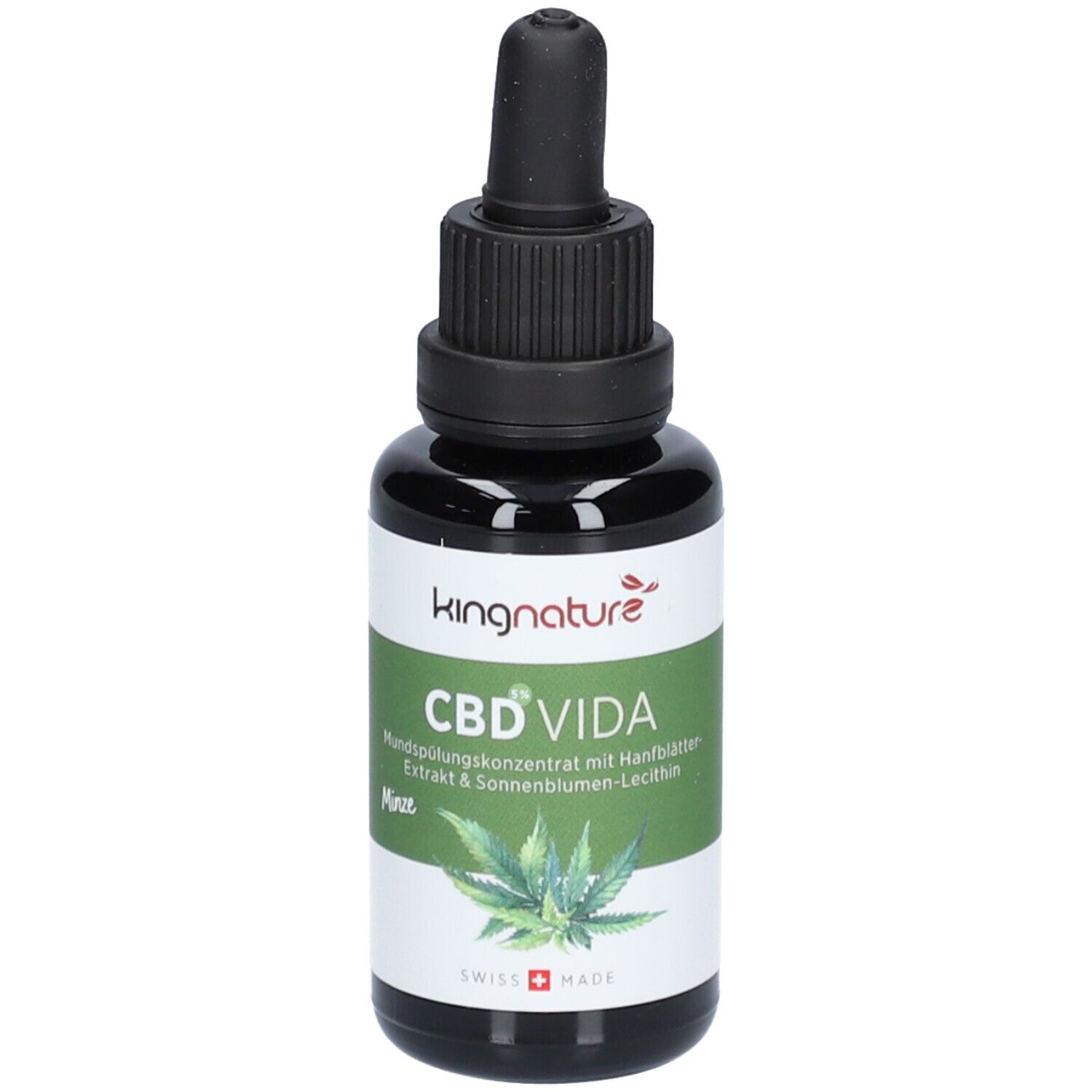 Kingnature CBD Vida - Bain de bouche concentré