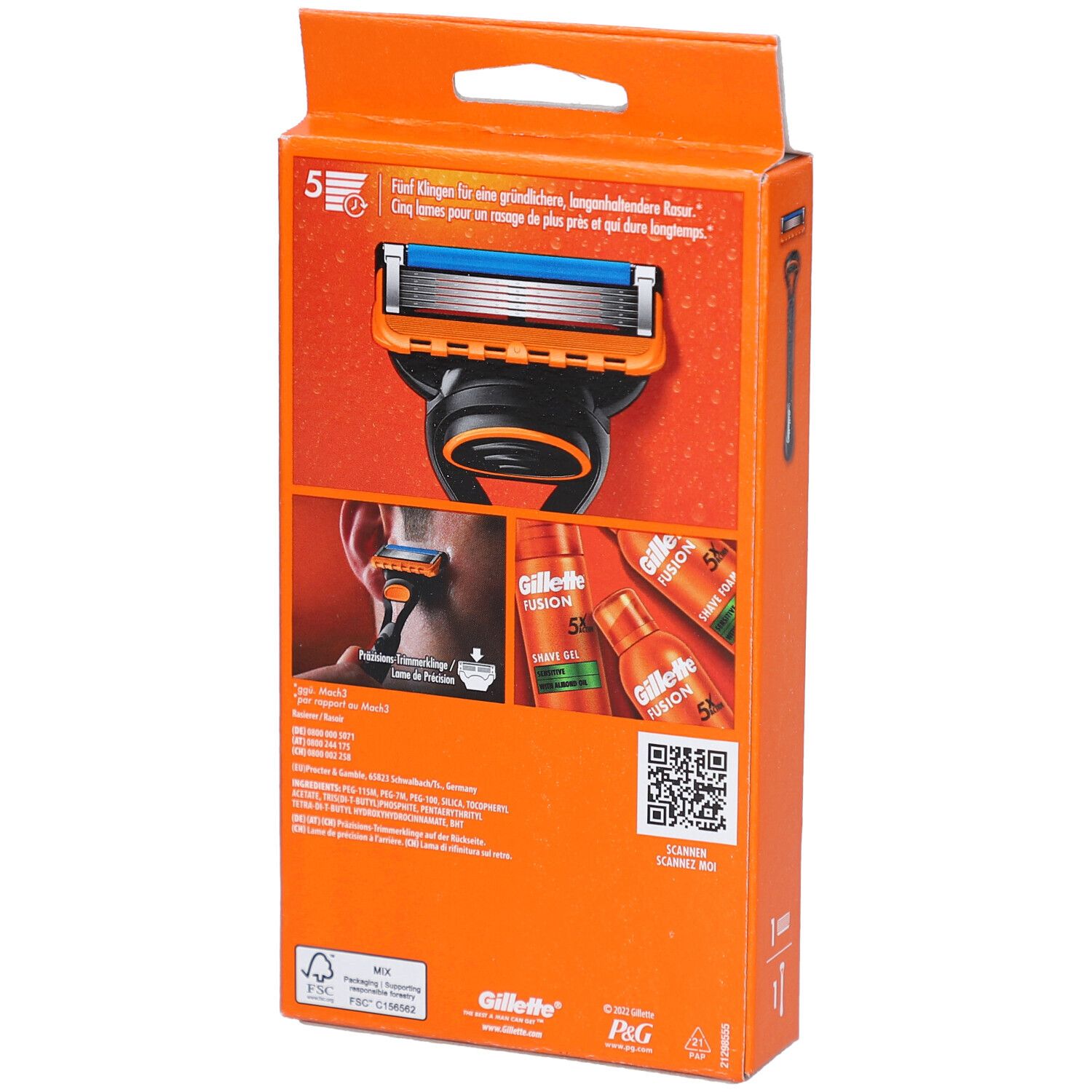 Gillette Fusion5 Rasierapparat mit 1 Klinge SmartBox