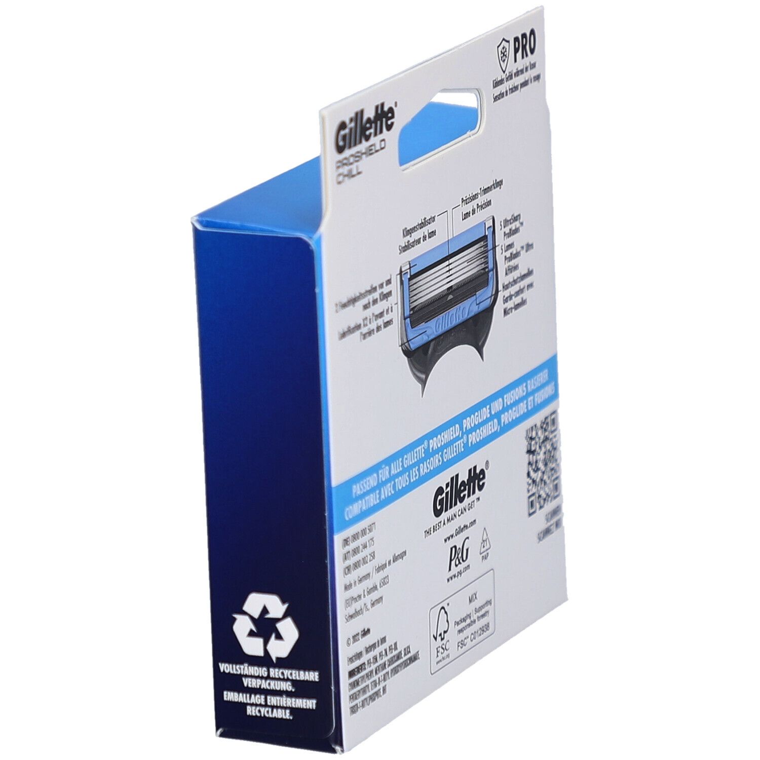 Gillette - Rasierklingen "ProShield Chill"