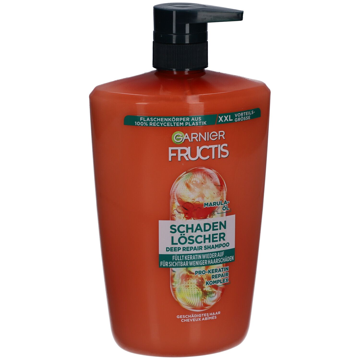 Garnier Fructis Tiefenwirksames Repair-Shampoo für geschädigtes Haar Marula