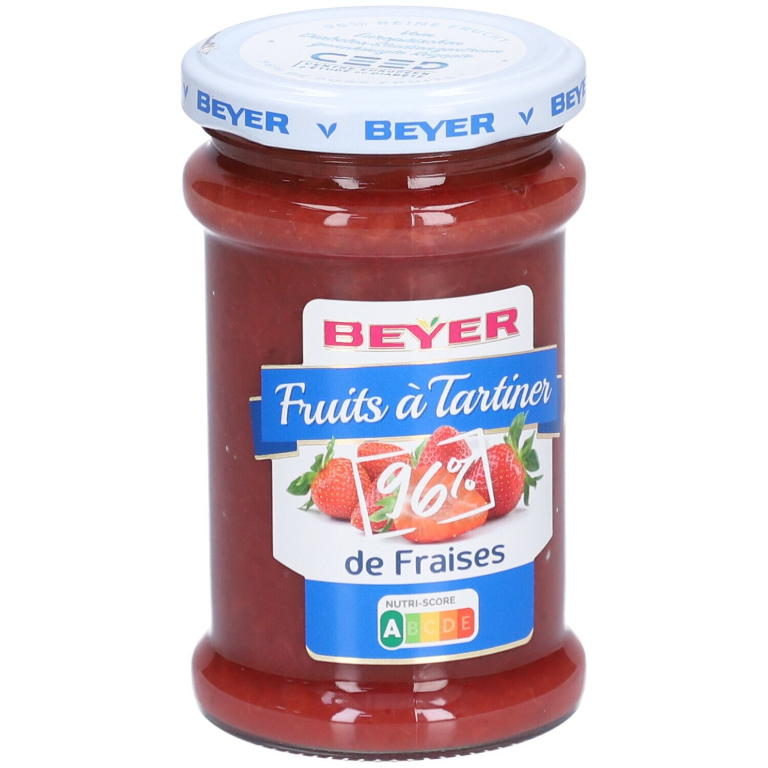 Beyer Fruits à Tartiner 96% de Fraises
