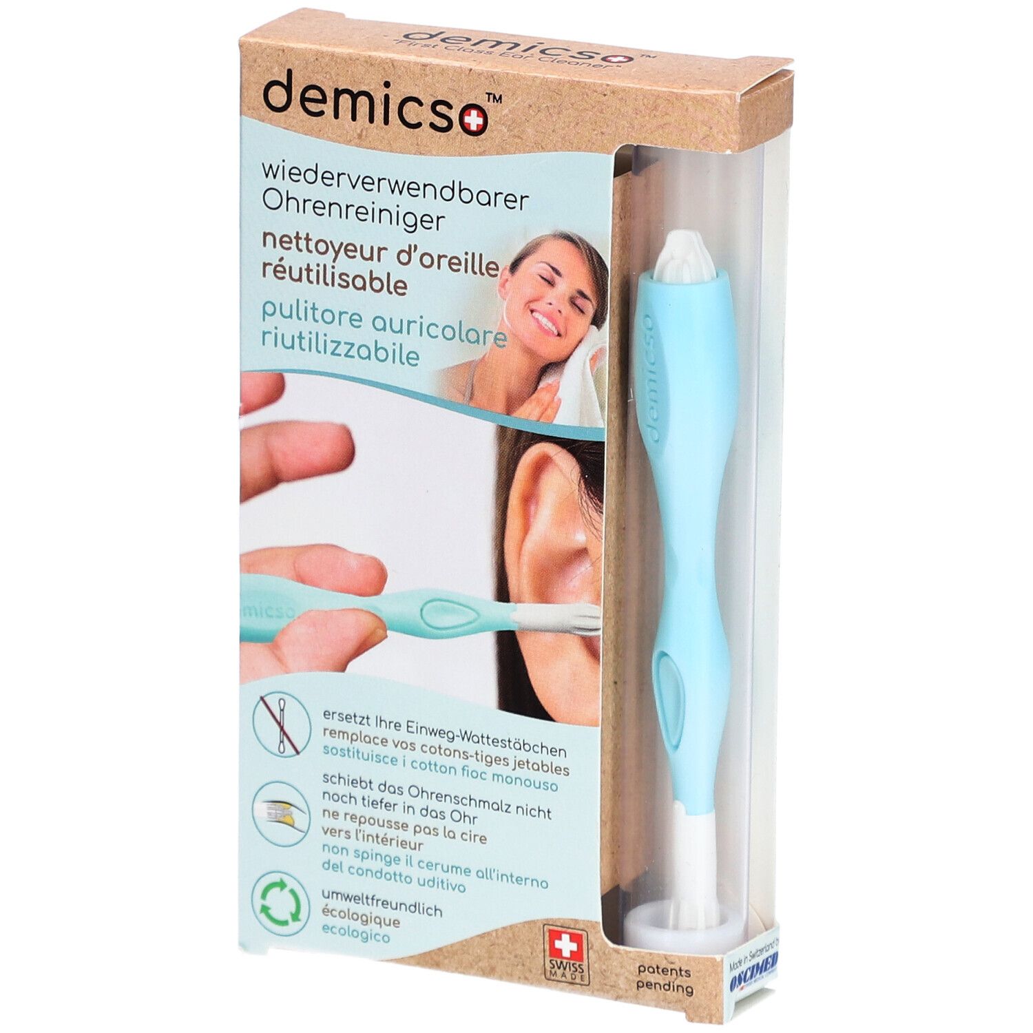 Demicso Nettoyeur d'oreille réutilisable