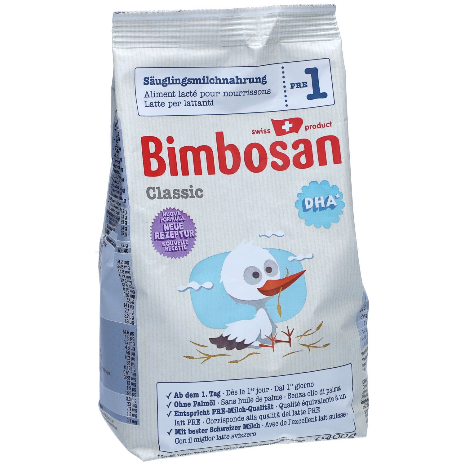 Bimbosan Classic – PRE-Milch ohne Palmöl für eine gesunde Entwicklung