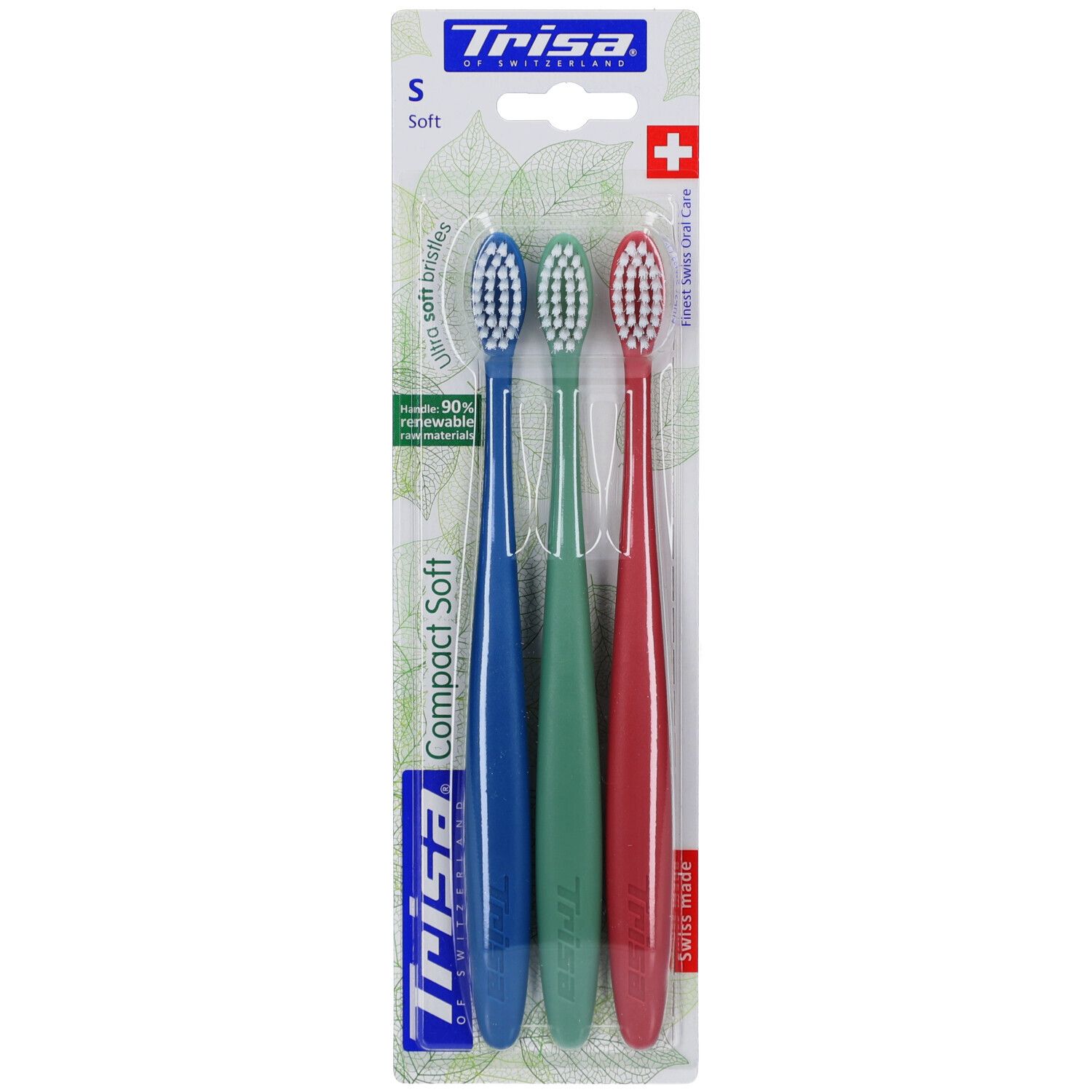Trisa Zahnbürste Compact Soft soft Trio SE 1 St