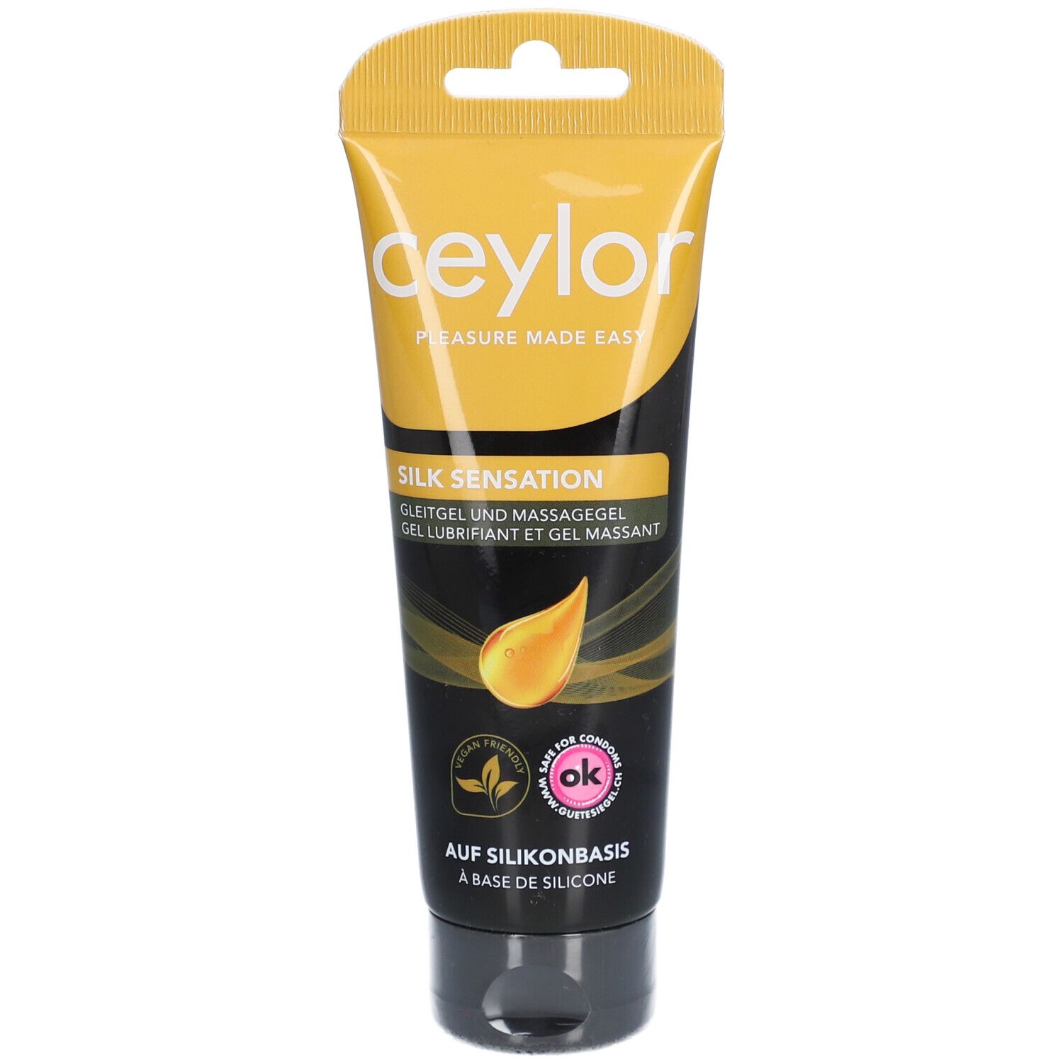 Ceylor Slik Sensation Gel Lubrifiant et gel massant à base de silicone
