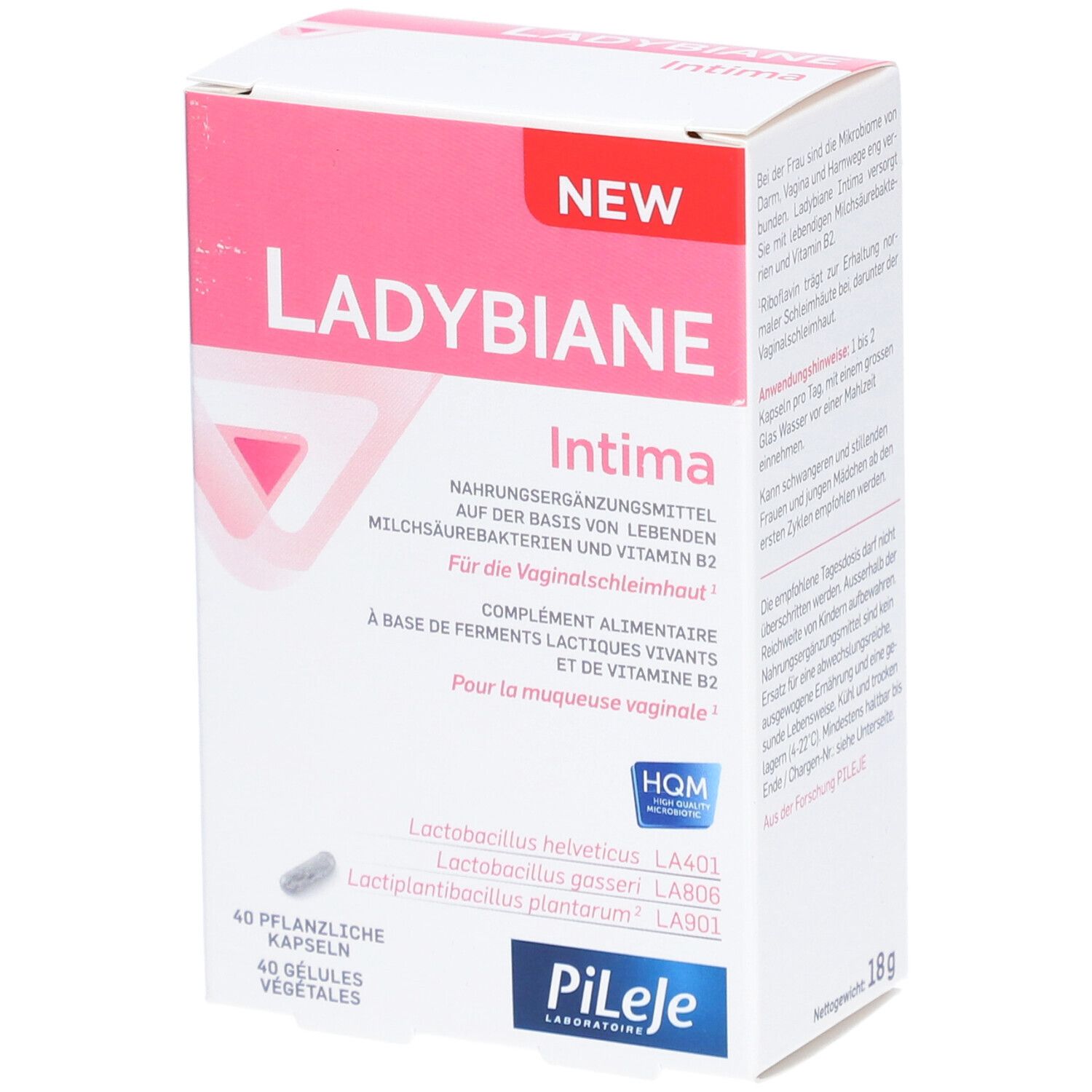 Ladybiane Intima Caps 40 Capsules
