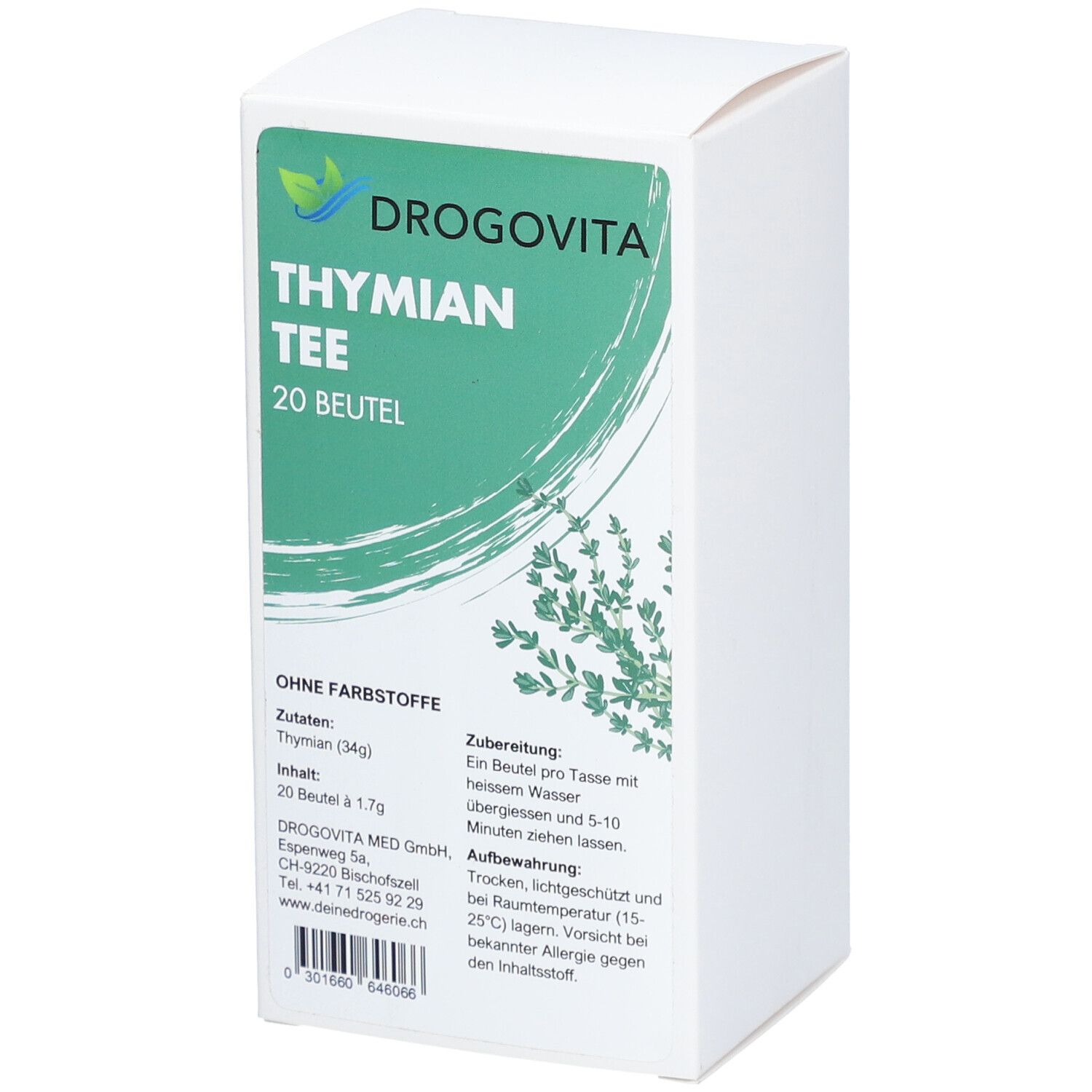 Drogovita Thymian Tee