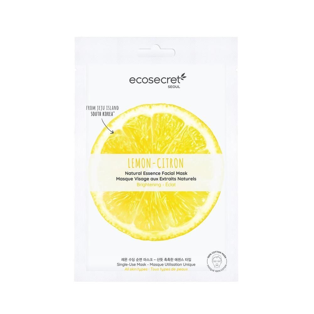 Ecosecret Gesichtsmaske strahlend Zitrone 20 ml Maske