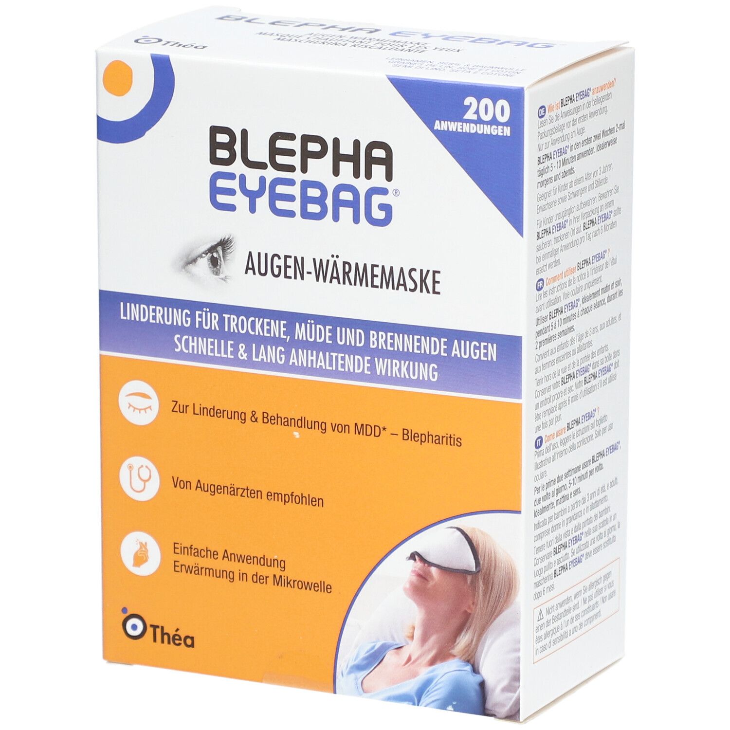 Blepha Eyebag Masque Thermique pour les Yeux