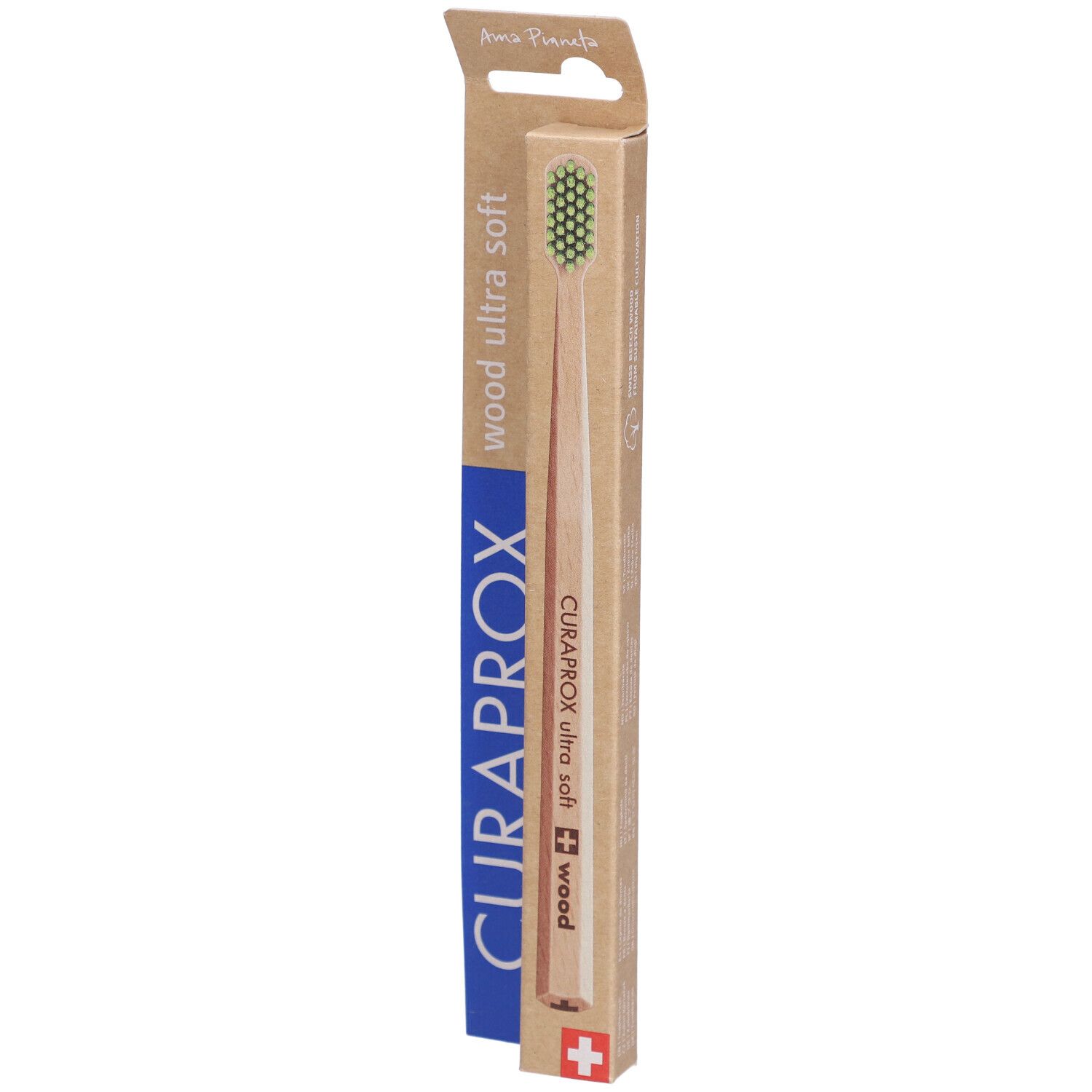 Curaprox bois brosse à dents ultra souple Karton