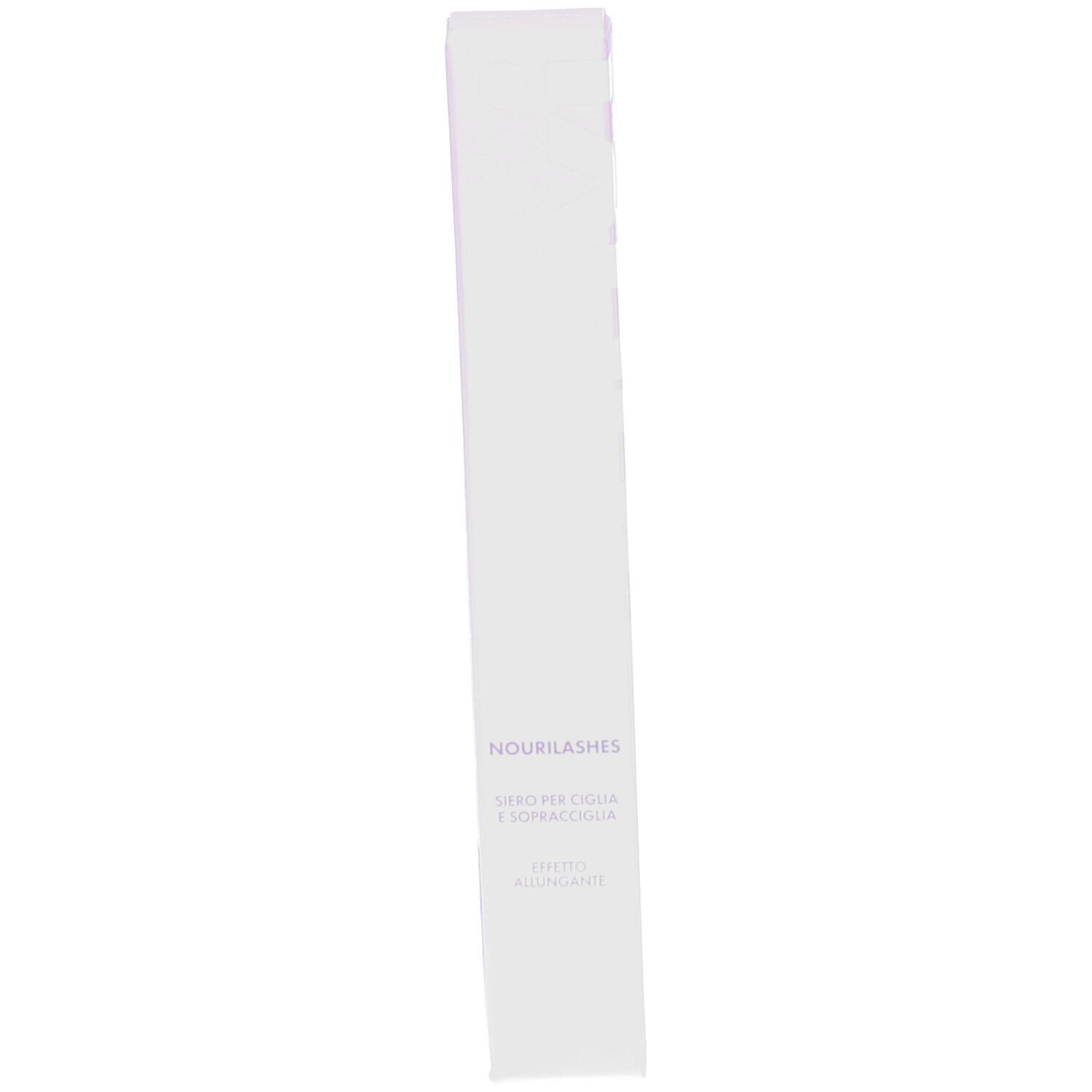 Seitenansicht der Verpackung des goovi Nourilashes Serums.