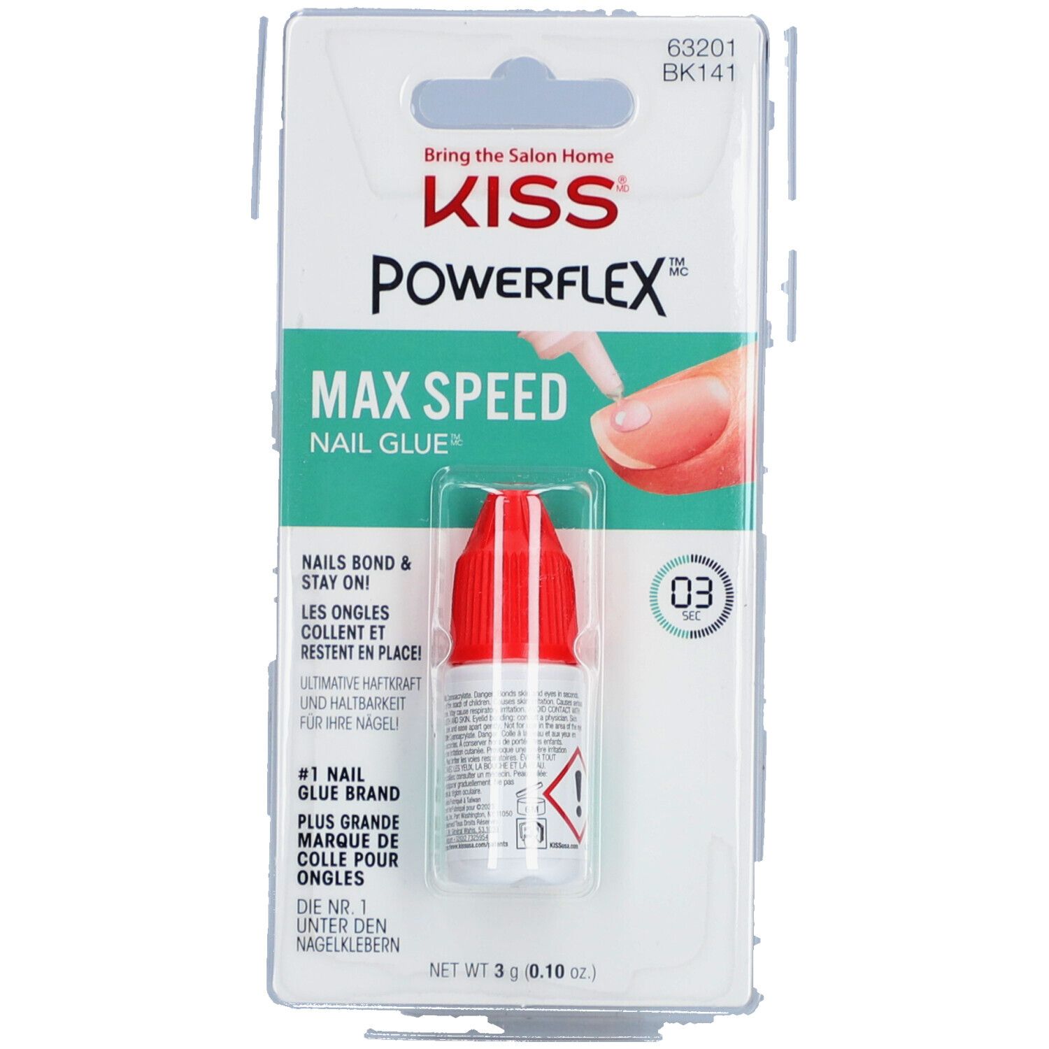 Kiss Powerflex Max Speed Colle pour Ongles