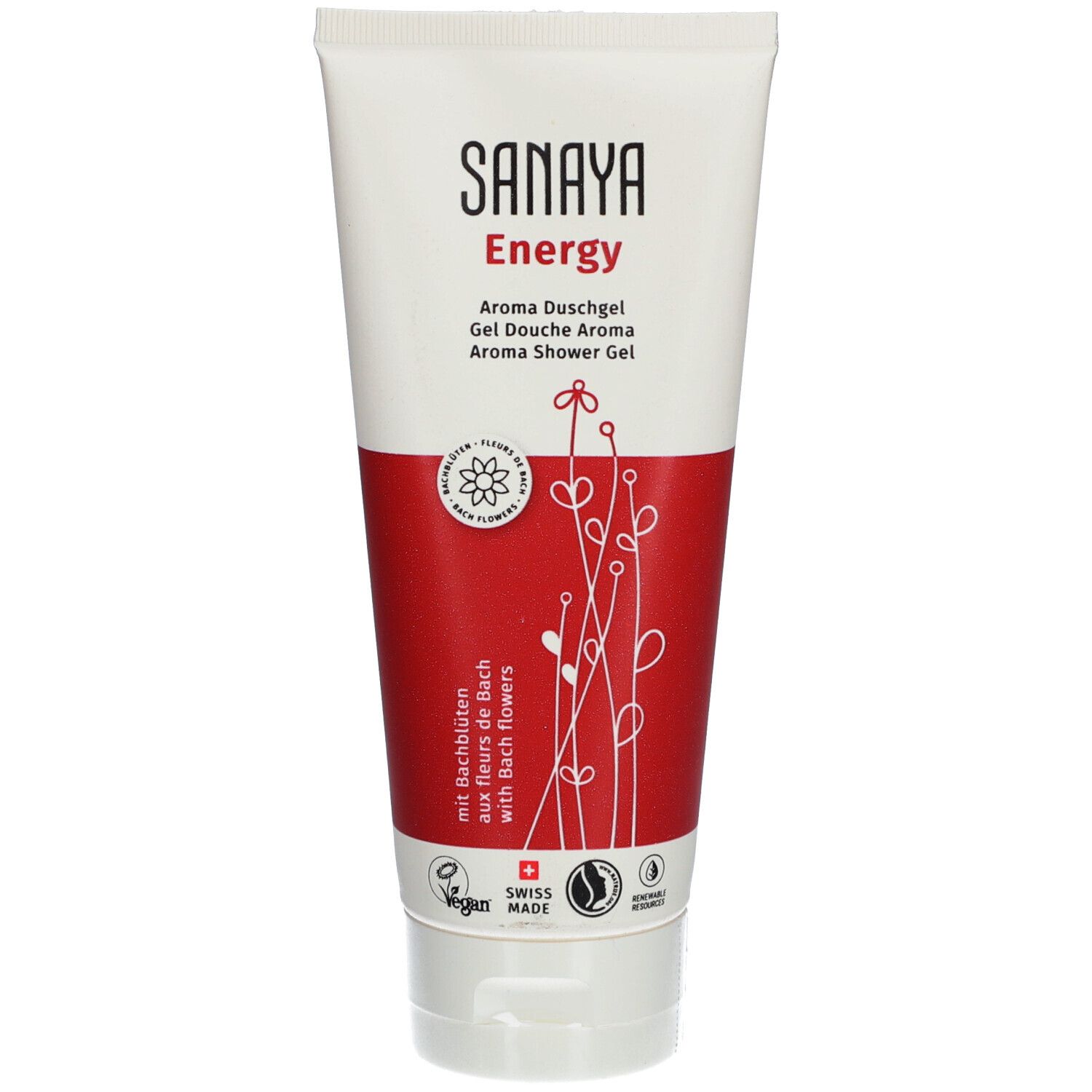 Sanaya Aroma & Fleurs de Bach Energy Gel Douche