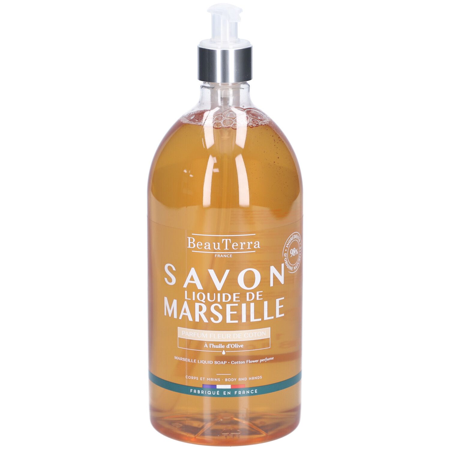 Beauterra Flüssigseife Marseille Baumwollb 1000 ml