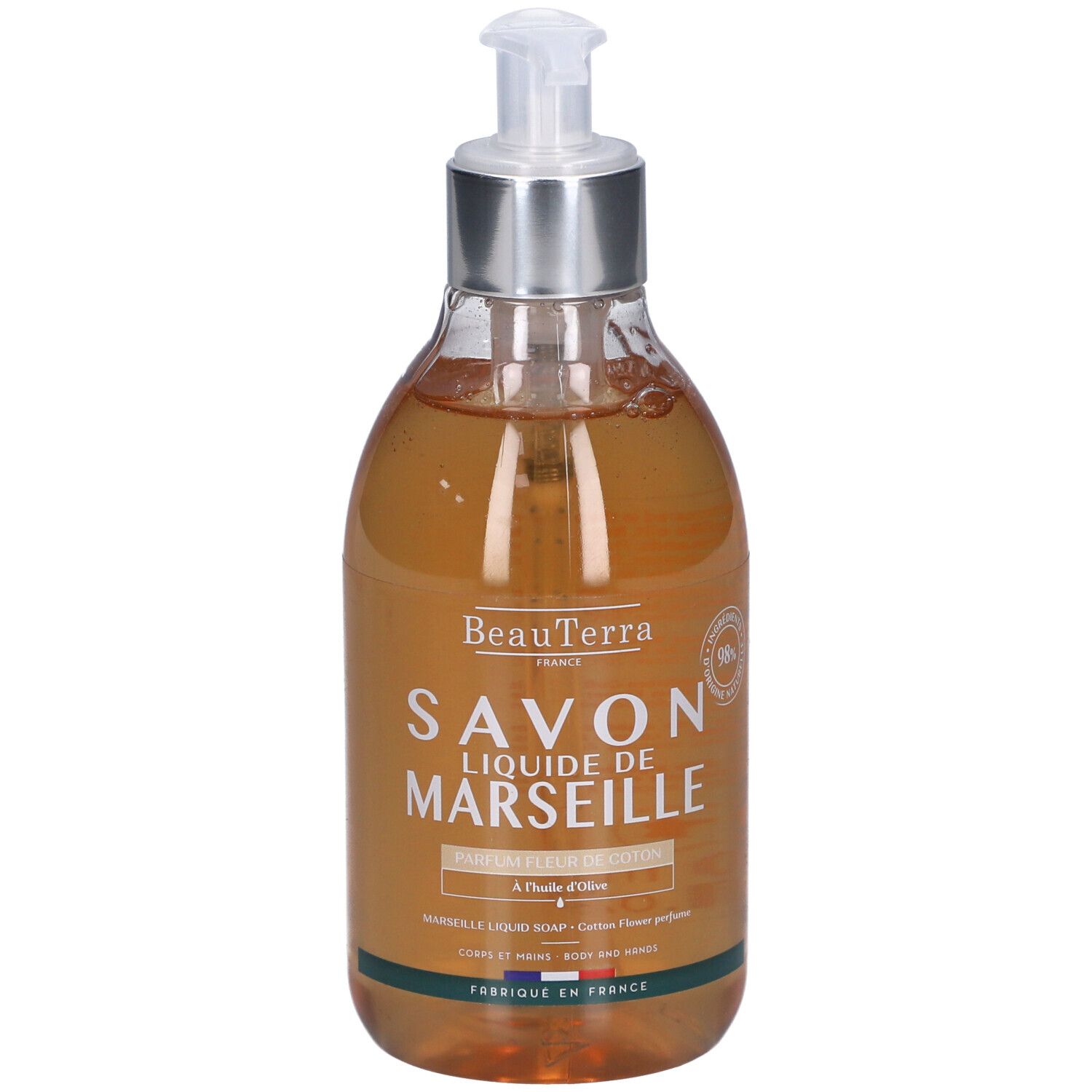 Beauterra Flüssigseife Marseille Baumwollb 300 ml
