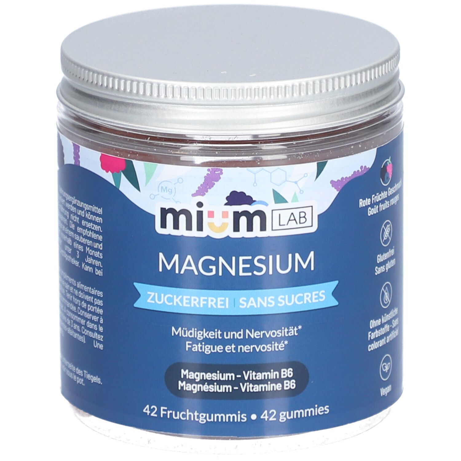 Mium LAB Magnésium sans sucre - Gummies